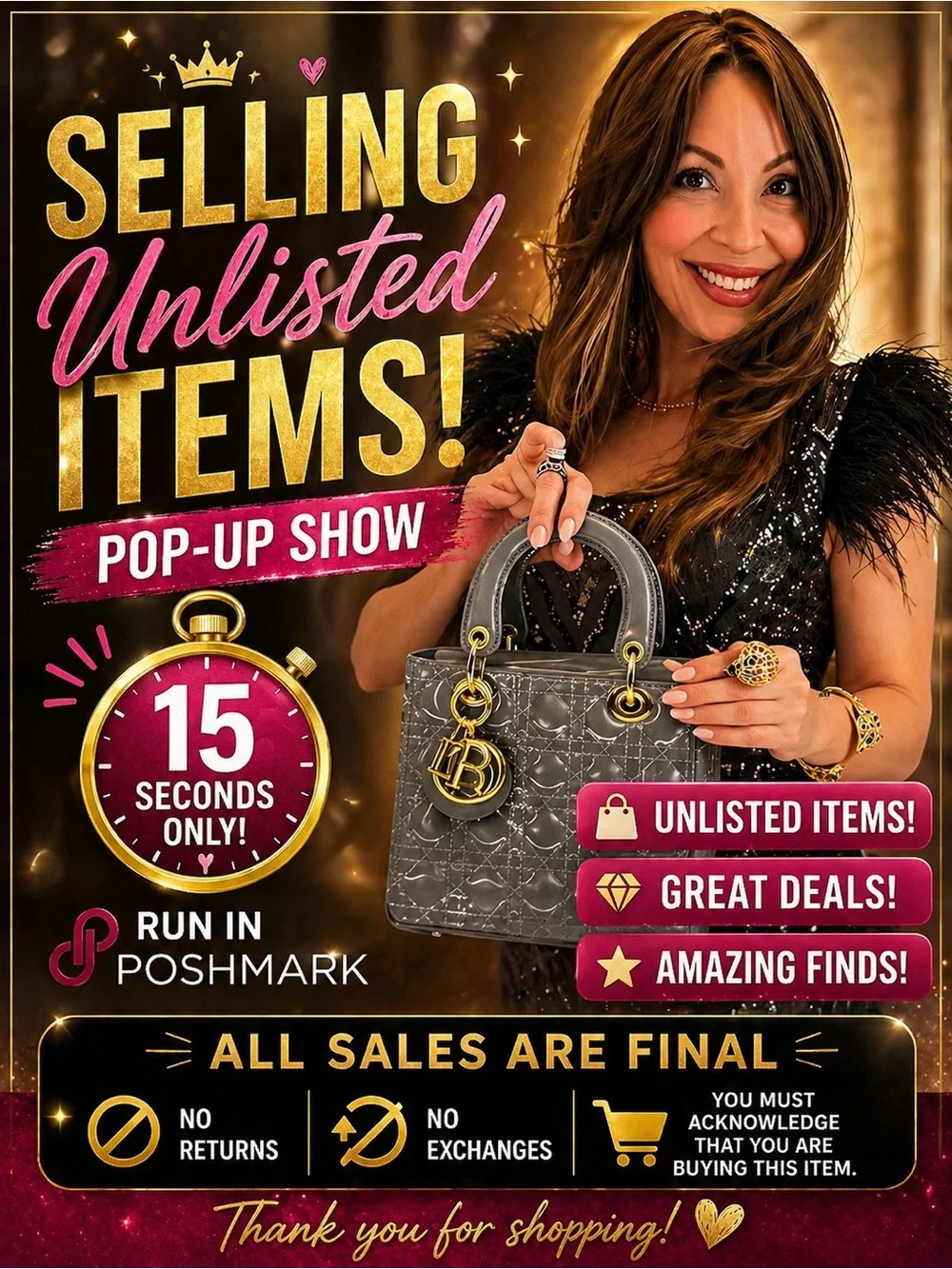 POP-UP SHARE SHOW 💖Join the Fun! Share, Chat Make New Friends—Everyone’s Welcome - Picture 1 of 15